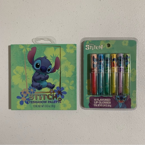 Taste Beauty x Disney Stitch Eyeshadow Palette & Flavored Lip Glosses-New - Picture 8 of 9